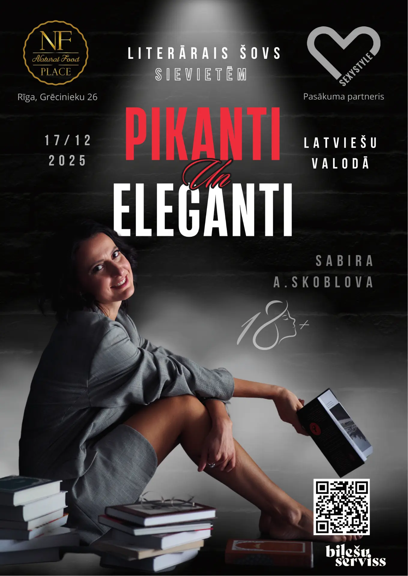 Афиша «Pikanti un eleganti» (латвийская версия)